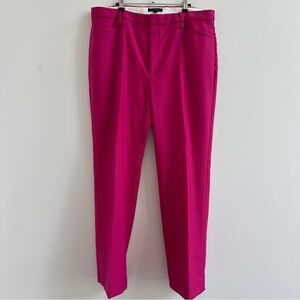 Banana Republic Fuchsia Straight-Leg Dress Pants